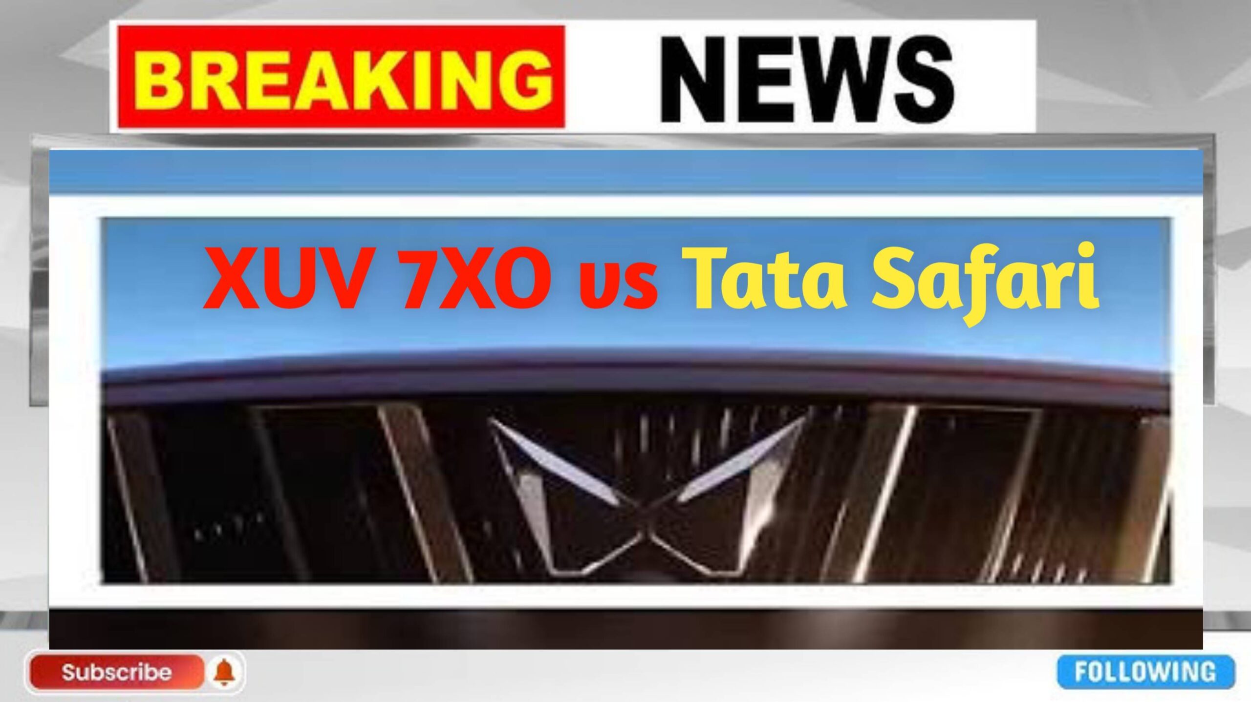 Mahindra XUV 7XO triple screen interior dashboard teaser Title: XUV 7XO Interior Design Caption: XUV 7XO features premium triple-screen setup Description: 2026 Mahindra XUV 7XO interior with digital displays