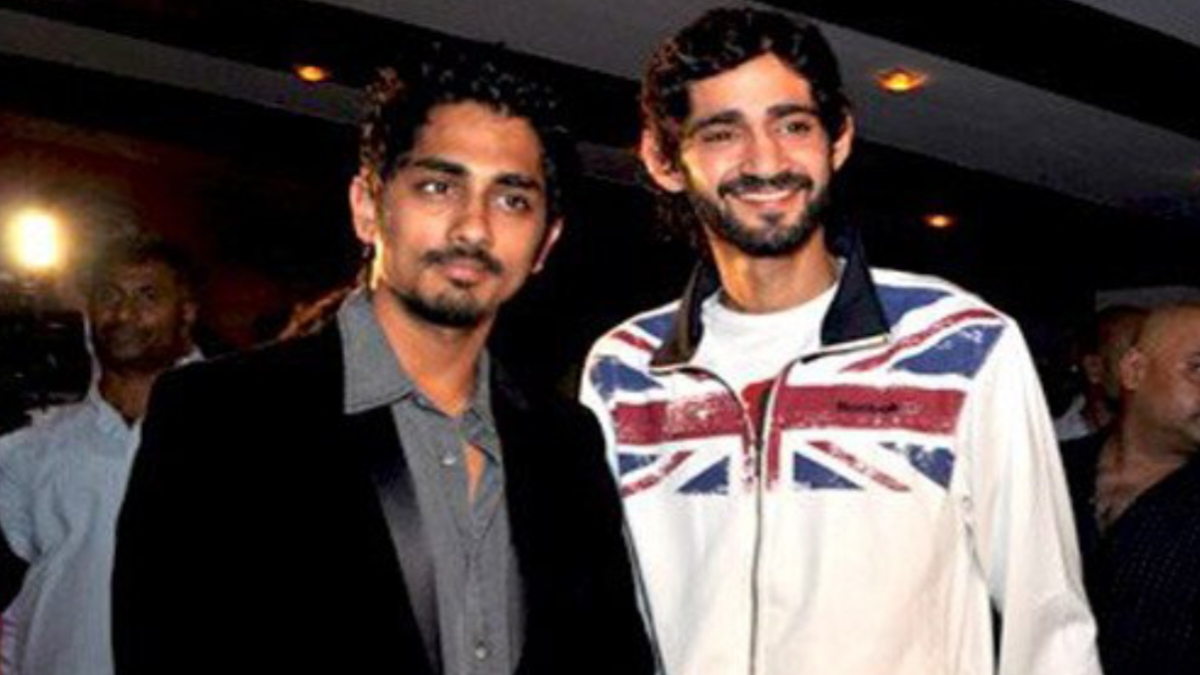 Gaurav Kapur (right) with actor Siddharth