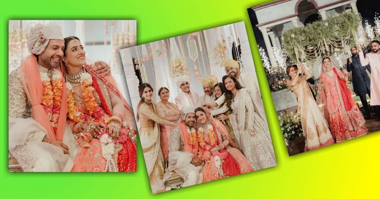 ग्रैंड रिसेप्शन पार्टी क्रिश्चियन सेरेमनी kabir bahia stebin ben kriti sanon