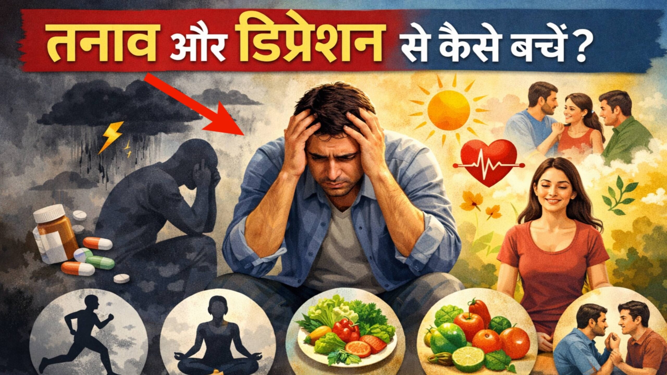 तनाव और डिप्रेशन से बचने के उपाय - मानसिक स्वास्थ्य विशेषज्ञ की सलाह